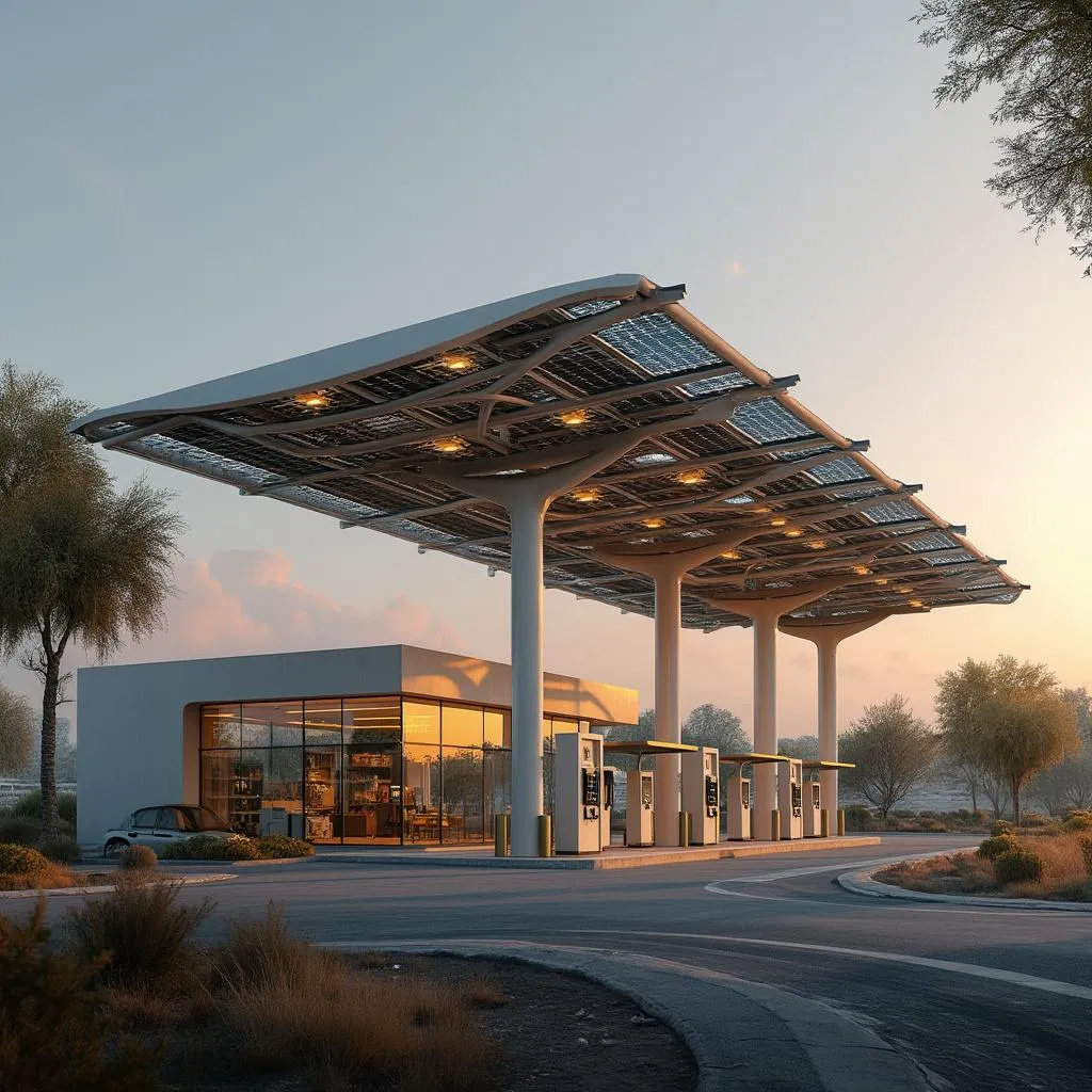 Estación moderna en 2023
